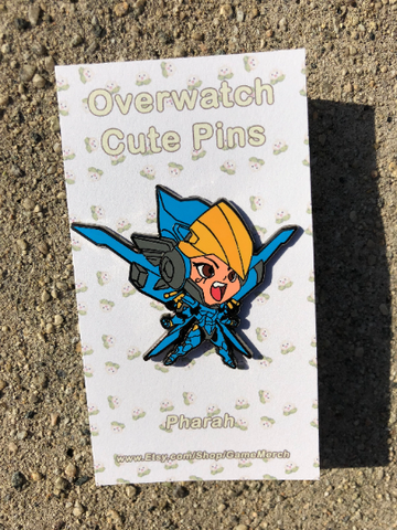 Blizzard Overwatch Pharah Cute Spray High Quality Hard Enamel Pin